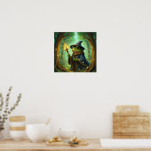 FantasyFrogWizard Poster (Küche)