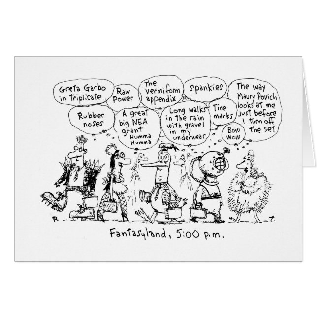 Fantasyland Karte (Vorderseite (Horizontal))