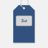 Fantasyschneemann Geschenkanhänger (Rückseite)