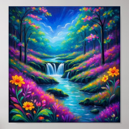 FantasyWasserfall Poster