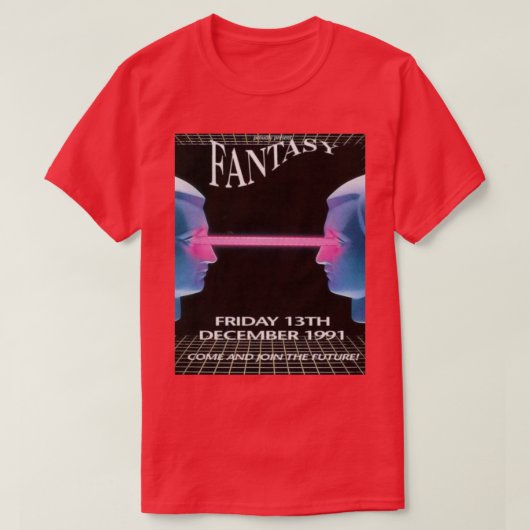 Fantazia Rave Flyer T-Shirt (Design vorne)