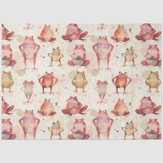 Fantic Frogs Seidenpapier (Vorderseite)