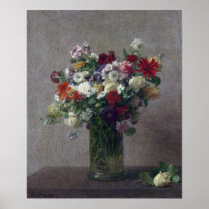 Fantin-Latour - Blume aus der Normandie Poster
