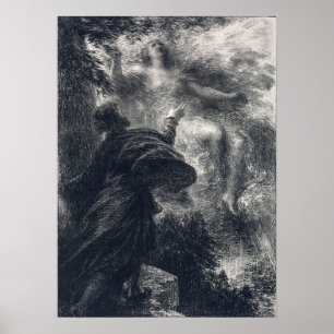 Fantin-Latour - Die Fee der Alpen Poster