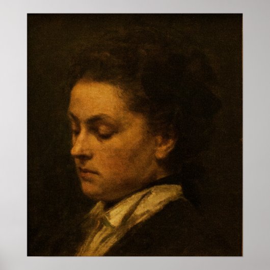 Fantin-Latour - Ehefrau des Künstlers Poster (Vorne)
