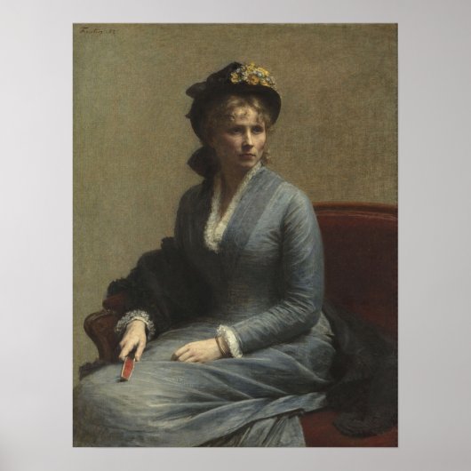 Fantin-Latour - Portrait von Miss C. D. Poster (Vorne)