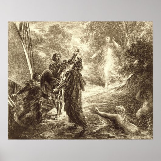 Fantin-Latour - Rinaldo Poster (Vorne)