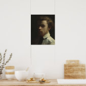 Fantin-Latour - Selbstportrait Poster (Küche)
