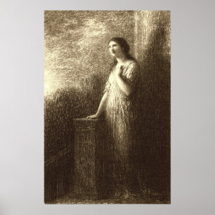 Fantin-Latour - Zuversicht der Nacht Poster