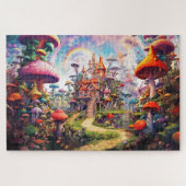Fantisy mushroom Island Traummeditation visuell Puzzle (Horizontal)