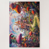 Fantisy mushroom Island Traummeditation visuell Puzzle (Vertikal)