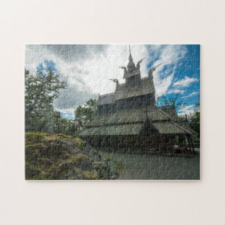 Fantoft Daube-Kirche, Bergen, Norwegen Puzzle