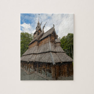 Fantoft Daube-Kirche in Bergen, Norwegen Puzzle
