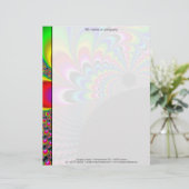 Fanyc - Mandelbrot Fraktal Art Briefbogen (Stehend Vorderseite)
