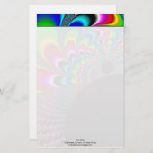 Fanyc - Mandelbrot Fraktal Art Briefpapier (Vorne/Hinten)