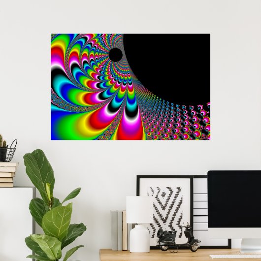 Fanyc - Mandelbrot Fraktal Art Poster (Heimbüro)