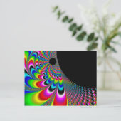 Fanyc - Mandelbrot Fraktal Art Postkarte (Stehend Vorderseite)