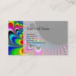 Fanyc - Mandelbrot Fraktal Art Visitenkarte