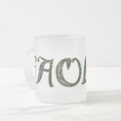 Faolan Celtic-Tasse Mattglastasse (Vorderseite Links)