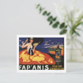 Fap'Anis Celui Des Connaisseurs Postkarte (Stehend Vorderseite)