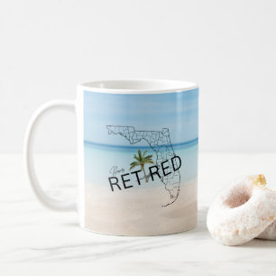 Fappiable Remüde Florida Tropical Beach & Palm Tre Kaffeetasse