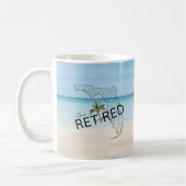 Fappiable Remüde Florida Tropical Beach & Palm Tre Kaffeetasse (Links)