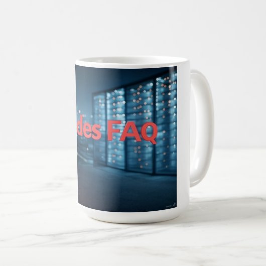 FAQ KAFFEETASSE (VorderseiteRechts)