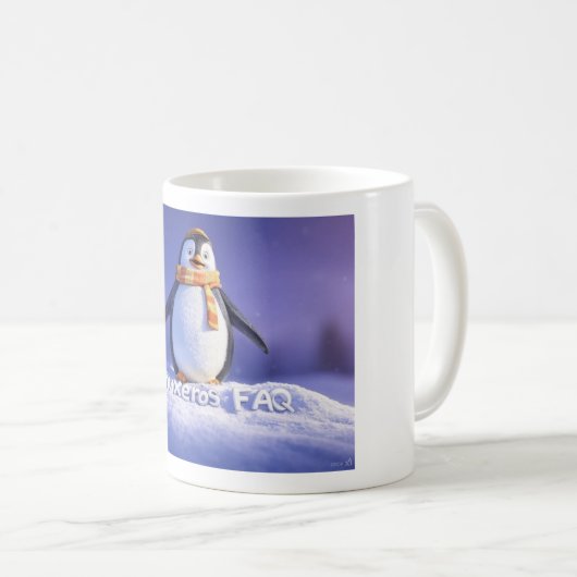 FAQ zu LInuxeros Kaffeetasse (VorderseiteRechts)