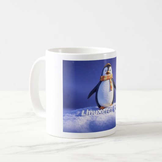 FAQ zu LInuxeros Kaffeetasse (Vorderseite Links)