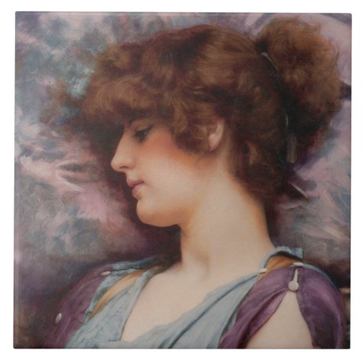 Far Away Thoughts by John William Godward Fliese (Vorderseite)