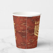 Far North Chanukkah - Inner Birch Bark Pappbecher (Rechts)