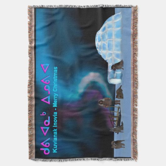 Far North Christmas Decke (Vorderseite Vertikal)