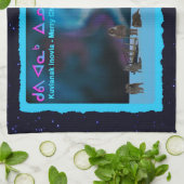 Far North Christmas Handtuch (Gefaltet)