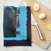 Far North Christmas Handtuch (Viertel Falte)