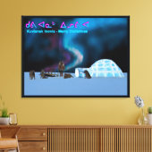 Far North Christmas Leinwanddruck (Insitu (Wohnzimmer))