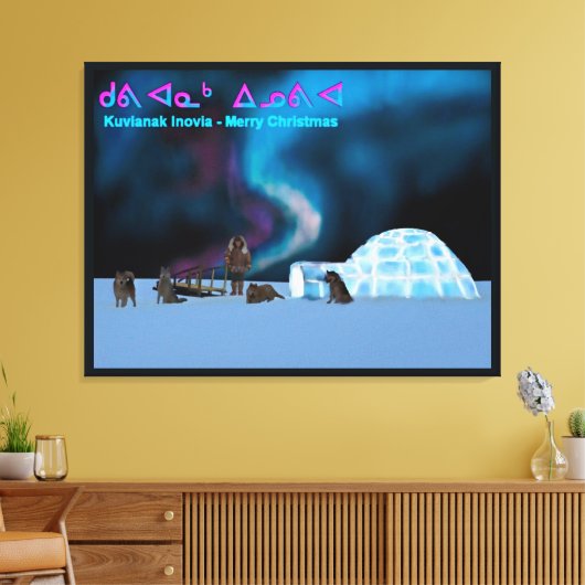 Far North Christmas Leinwanddruck (Insitu (Wohnzimmer))