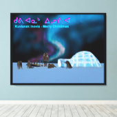 Far North Christmas Leinwanddruck (Insitu (Holzboden))