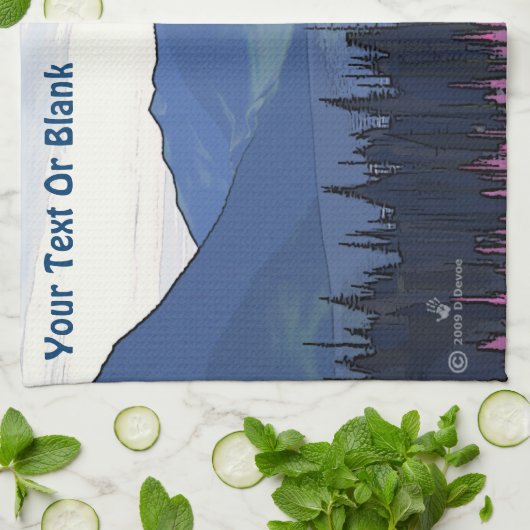 Far North Summer Geschirrtuch (Gefaltet)