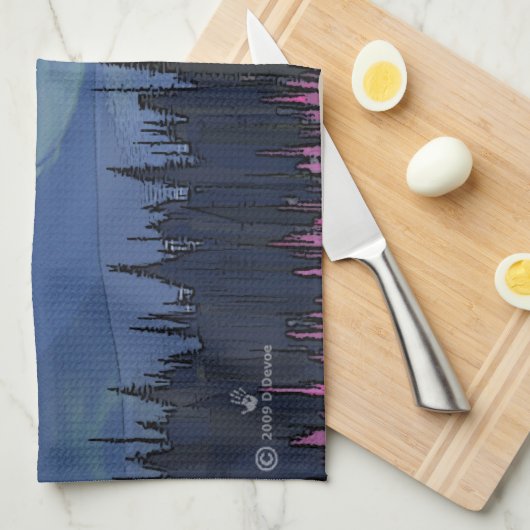 Far North Summer  Geschirrtuch (Viertel Falte)