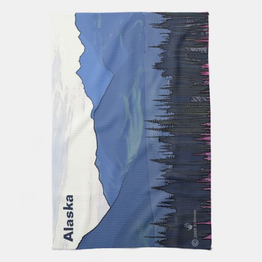 Far North Summer Küchentuch (Vertikal)