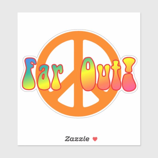 Far Out! Aufkleber (Blatt)