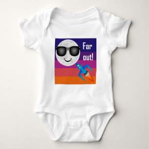 Far Out Design - Baby Jersey Bodysuit Baby Strampler