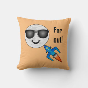 Far Out Design - Kissenbezug 40 cm x 40 cm Kissen