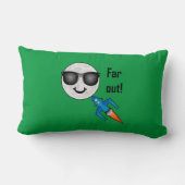 Far Out Design - Lumbalkissen 13" x 21" Lendenkissen (Rückseite)