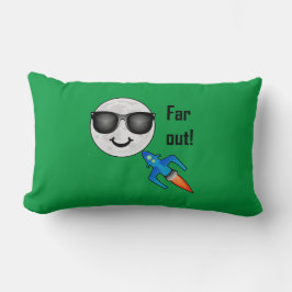 Far Out Design - Lumbalkissen 13" x 21" Lendenkissen