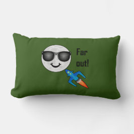 Far Out Design - Lumbalkissen 13" x 21" Lendenkissen