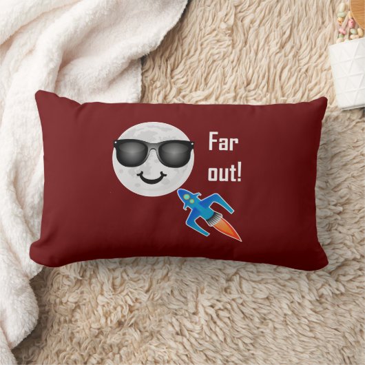 Far Out Design - Lumbalkissen 13" x 21" Lendenkissen (Decke)