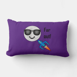 Far Out Design - Lumbalkissen 13" x 21" Lendenkissen