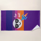 Far Out Design - Strandhandtuch (Vorderseite)