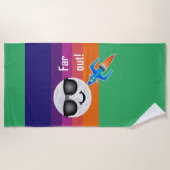 Far Out Design - Strandhandtuch (Vorderseite)